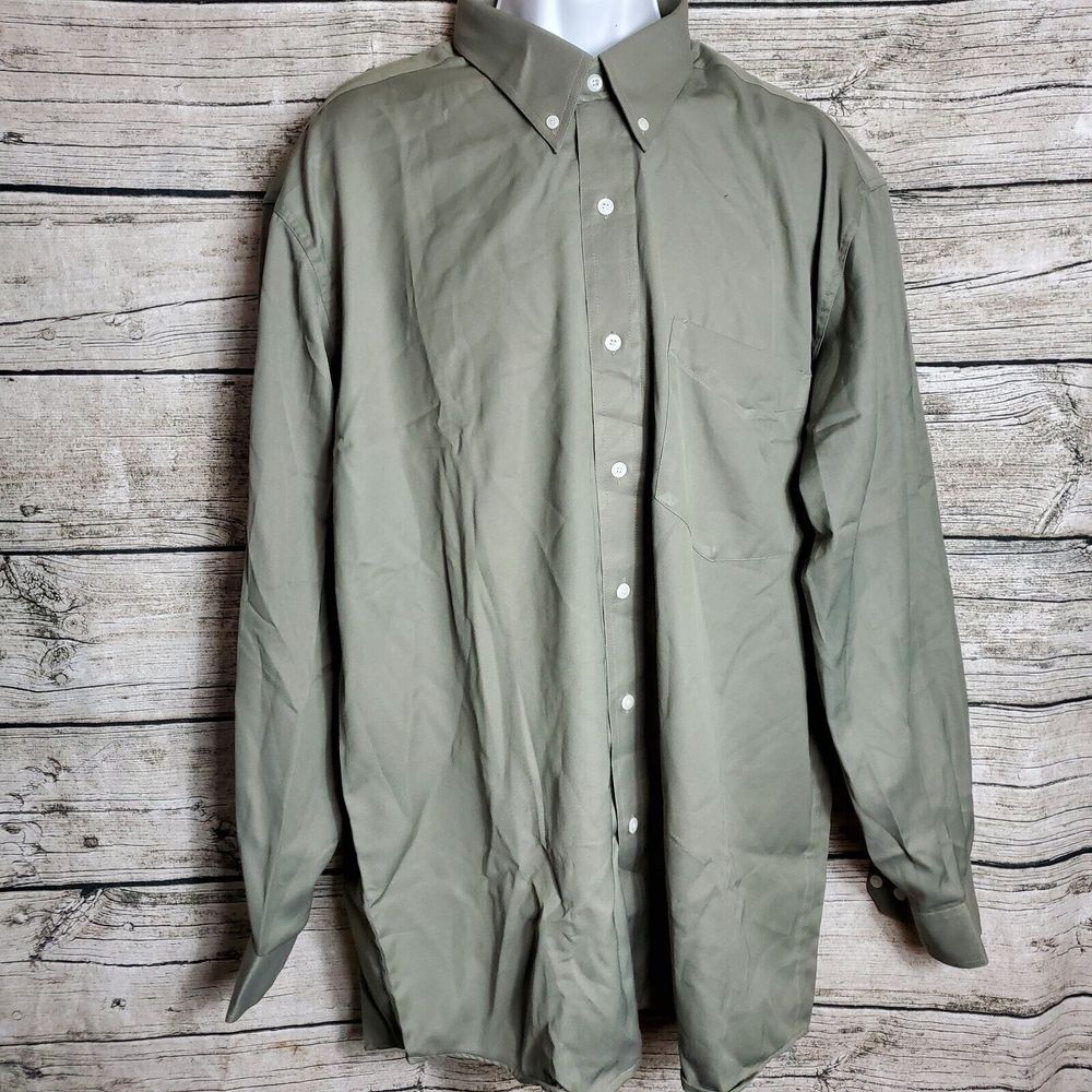 Alive Ejecutive Long Sleeve Button Down Shirt Size XXL
